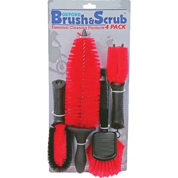 Motokosmetika Sada čistících kartáčů na motocykl OXFORD