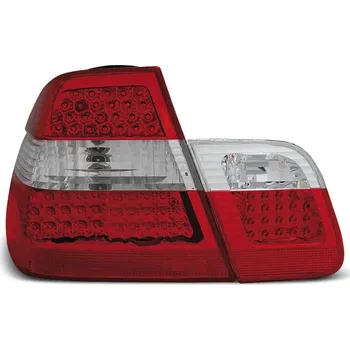 Zadní světlomet Zadní světla LED BMW E46 98-01 sedan červená/chrom