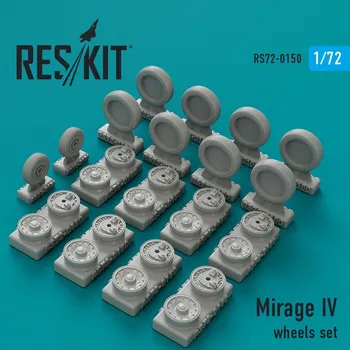 Plastikový model Reskit 1/72 Mirage IV wheels (AAM/HELL)