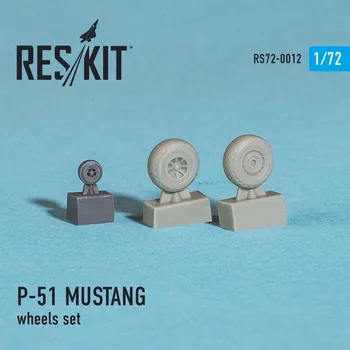 Plastikový model Reskit 1/72 N.A. P-51 MUSTANG wheels set...