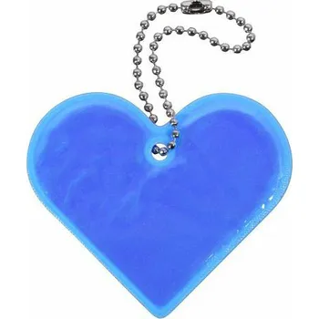 Compass Srdce přívěšek reflexní, modrý