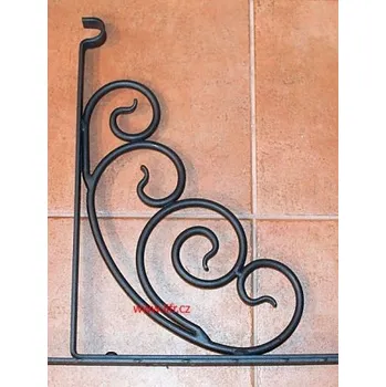 Stojan na květiny Kovaný kaček na zed 6