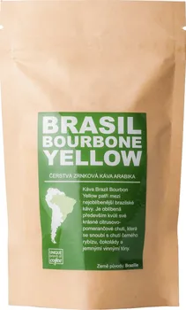 Káva Unique Brands od Coffee Brasil Bourbone Yellow Arabika zrnková