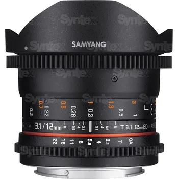 Objektiv Samyang 12mm T3.1 VDSLR Fish-Eye Canon EF