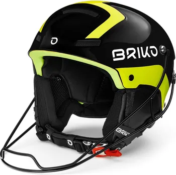 Helma Briko SLALOM Shiny Black Yellow Fluo Velikost: 62 cm