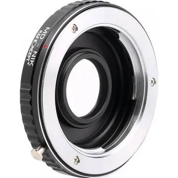 Redukce s optickým členem K&F Concept z objektivu Minolta MD MC na Nikon F (Umožní nasadit objektiv s bajonetem Minolta na fotoaparáty Nikon F)