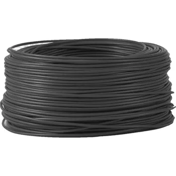 Obojek pro psa Dogtrace 100 metrů izolovaného drátu o průřezu 1mm Černý