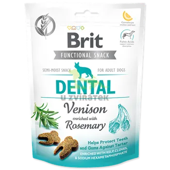 Pamlsek pro psa Brit Care Dog Functional Snack Dental Venison 150 g