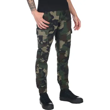 Dámské kalhoty kalhoty dámské URBAN CLASSICS - High Waist - woodcamo - TB3047 - 31