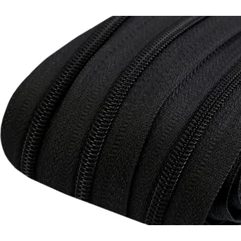 Zip Zip spirálový v metráži 3mm černý