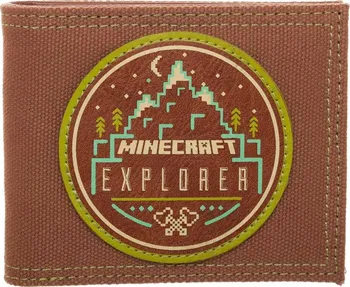 Peněženka Bioworld Minecraft Explorer Bifold hnědá