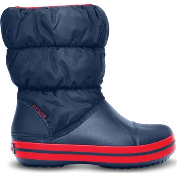 Dětská móda Crocs Winter Puff Boot Kids Navy/Red