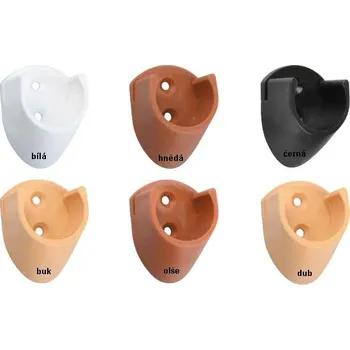 Strong Šatní tyč B držák plast barva: hnědá