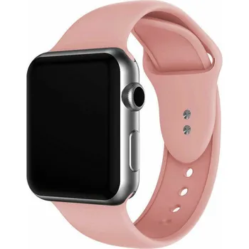 Příslušenství k chytrým hodinkám eses Silikonový řemínek pro Apple Watch - Růžový S, M, L - 38mm, 40mm, 41mm