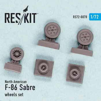 Plastikový model Reskit 1/72 N.A. F-86 Sabre wheels set...