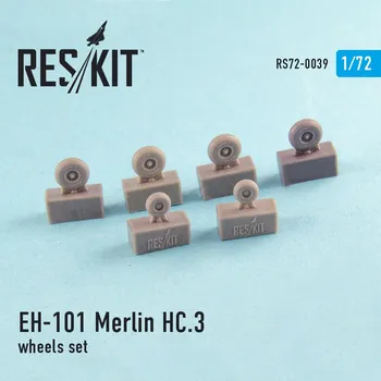 Plastikový model Reskit 1/72 EH-101 Merlin HC.3 wheels set (ITA,REV)