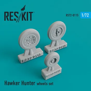 Plastikový model Reskit 1/72 Hawker Hunter wheels set (REV,AIRF,FROG)