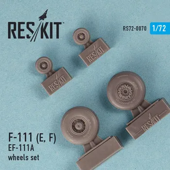 Plastikový model Reskit 1/72 F-111 (E,F) wheels set (AMT,HAS,ITAL)