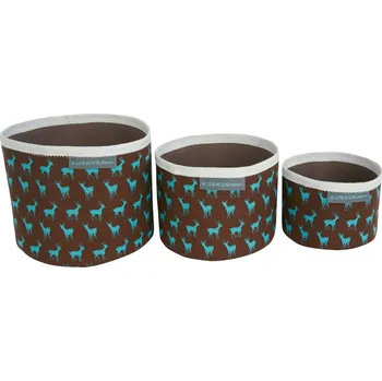 Úložný box TROJPYTLÍK, úložný koš - set 3 kusů