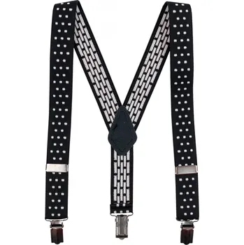 Kšandy černo-bílé dětské šle 60 cm