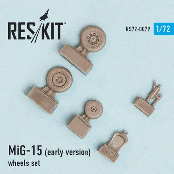 Plastikový model Reskit 1/72 MiG-15 (early) wheels set...