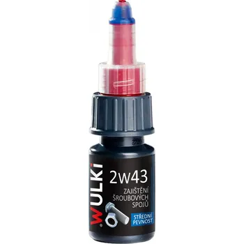 Průmyslové lepidlo Lepidlo na zajištění šroubových spojů WULKi 2w43 - 10ml Balení: 10ml 2W43-10