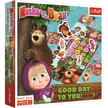 Desková hra Trefl Máša a medvěd Krásný den