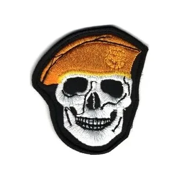 Navys Nášivka lebka Oranžová