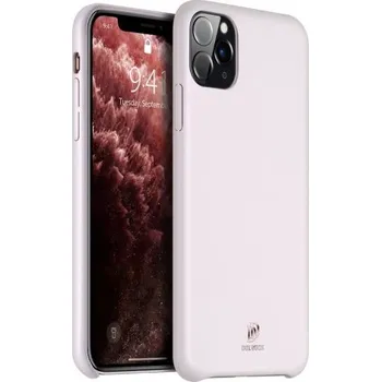 Pouzdro na mobilní telefon Dux Ducis hladký lesklý kryt pro iPhone 11 Pro Max - růžový