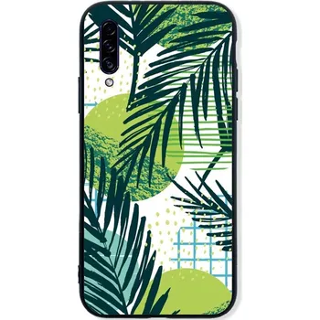 Pouzdro na mobilní telefon Kryt Samsung A30s pevný Green Leaves (obal neboli pouzdro na Samsung A30s)