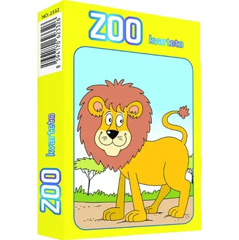 Pexeso Karty na kvarteto ZOO 941896