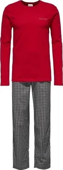 Pánské pyžamo Calvin Klein NM1134E červené/šedé M