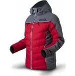 Trimm CORTINA red/grey melange XL; Šedá bunda + DÁREK DLE VÝBĚRU!