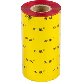 Pásek do tiskárny TTR pryskyřičná páska, 110mm červená, 300m