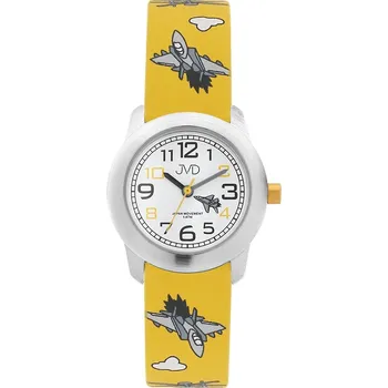 Hodiny Náramkové hodinky JVD žluté Letecká technika