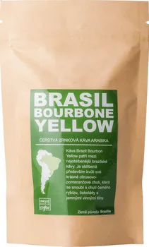 Káva Unique Brands of Coffee Brasil Bourbone Yellow Arabika jemně mletá 1 kg