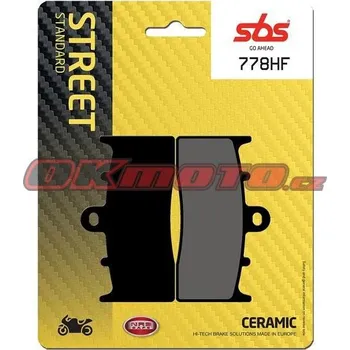 Brzdová destička Přední brzdové destičky SBS 778HF - BMW R 1200 R, 1200ccm - 07-14