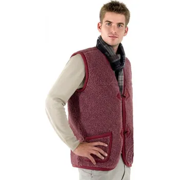 Dámská vesta Vesta z ovčí vlny Alpen (olivka) S-2XL vínová, Barevné varianty Vínová, Velikosti S 200-100-00224