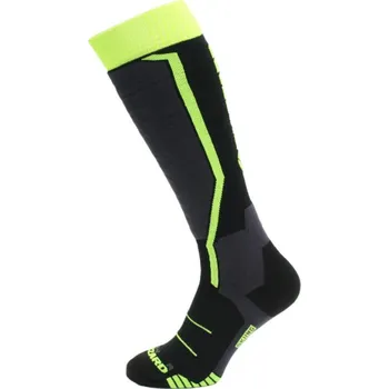 Pánská móda Blizzard Allround Ski Socks junior black/anthracite/signal yellow Ponožky vel. EUR: 24-26