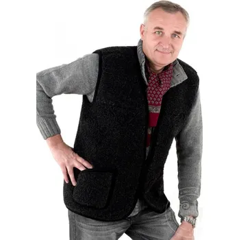 Dámská vesta Vesta z ovčí vlny Alpen S-2XL černá, Barevné varianty Černá, Velikosti S 200-100-00076