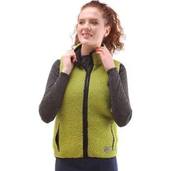 Dámská vesta Dámská vesta z ovčí vlny Obider XL hráškově zelená, Barevné varianty Světle zelená, Velikosti XL 200-100-00271