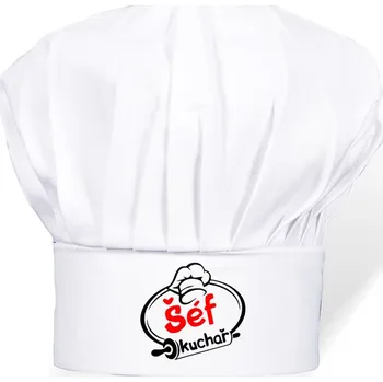 Karnevalový doplněk Rappa Čepice kuchař dětská