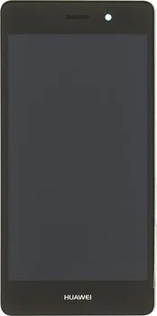 Originální Huawei LCD display + dotyková deska + přední kryt pro P Smart černý servisní balení