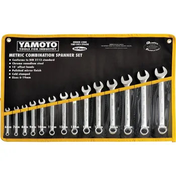 Klíč Sada klíčů kombinovaný chrom - metrický 6-19mm 14.dílná sada YMT5823960K (Sada klíčů kombinovaný chrom - metrický 6-19mm 14.dílná sada YMT5823960K)