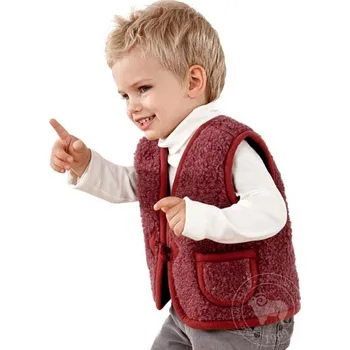 Dámská vesta Dětská vesta z ovčí vlny Alpen L, Barevné varianty Vínová, Velikosti L 200-100-00032