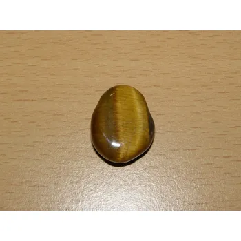 Drahý kámen Tygří oko - Přívěsek - tromlovaný kámen vrtaný - kpt2