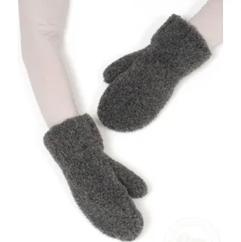 Rukavice Dětské rukavice s elastickou šňůrkou tmavě šedé, Barevné varianty Tmavě šedá, Velikosti 11-13 let 200-100-00184