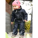 černá bunda ze zimního softshellu