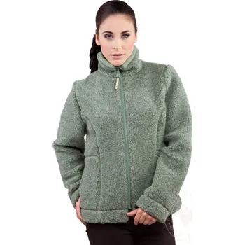 Dámská bunda z ovčí vlny Izabella XS-M zelená, Barevné varianty Zelená, Velikosti XS 200-100-00017