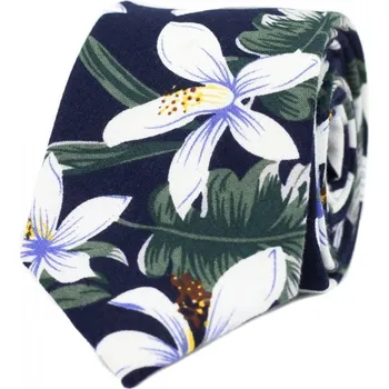 Kravata Bubibubi Tmavomodrá kravata Sea Breeze